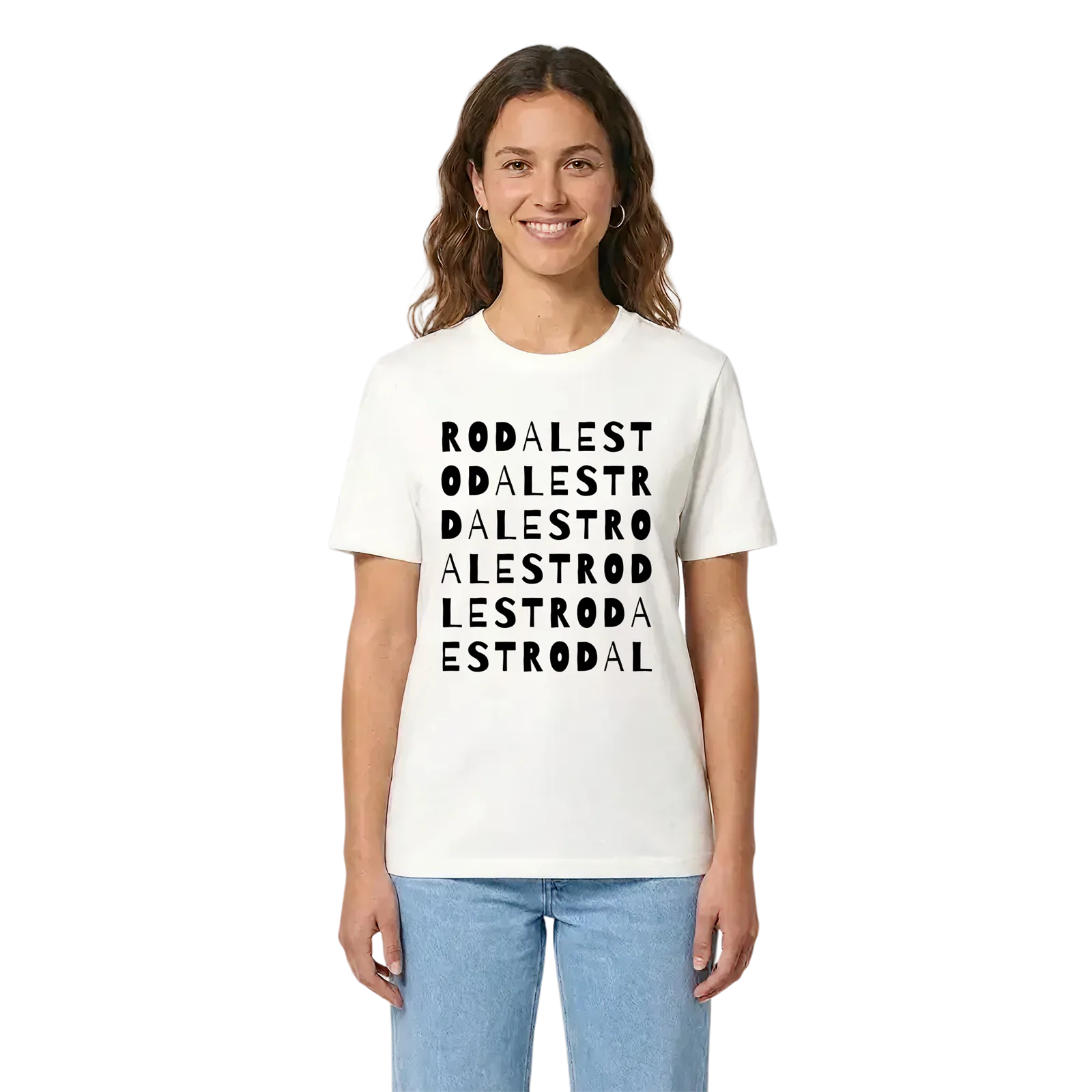 Rodal Est ordlek t-shirt – White, i miljö