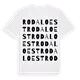 Rodal Oest ordlek t-shirt