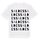 Saldes ordlek t-shirt