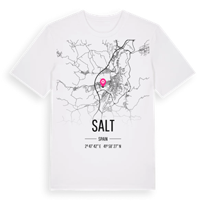 Salt karta t-shirt – ekologisk bomull t-shirt från Pinshirt
