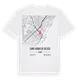 Sant Adrià de Besòs karta t-shirt