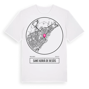 Sant Adrià de Besòs t-shirt – ekologisk bomull t-shirt från Pinshirt