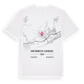 Sant Andreu de Llavaneres karta t-shirt