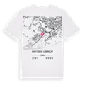 Sant Boi de Llobregat karta t-shirt