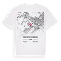 Sant Boi de Llobregat karta t-shirt
