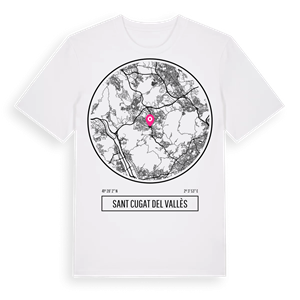 Sant Cugat del Vallès t-shirt – ekologisk bomull t-shirt från Pinshirt