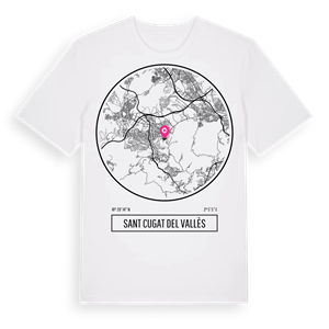 Sant Cugat del Vallès t-shirt – ekologisk bomull t-shirt från Pinshirt