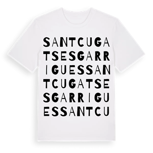 Sant Cugat Sesgarrigues ordlek t-shirt – ekologisk bomull t-shirt från Pinshirt