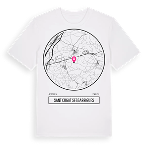 Sant Cugat Sesgarrigues t-shirt – ekologisk bomull t-shirt från Pinshirt