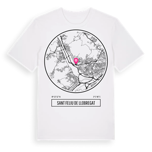 Sant Feliu de Llobregat t-shirt – ekologisk bomull t-shirt från Pinshirt