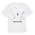 Sant Iscle de Vallalta karta t-shirt