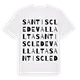 Sant Iscle de Vallalta ordlek t-shirt