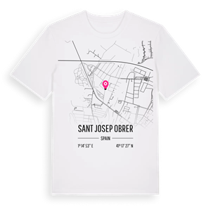 Sant Josep Obrer karta t-shirt – ekologisk bomull t-shirt från Pinshirt