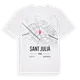 Sant Julià karta t-shirt