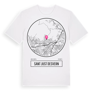 Sant Just Desvern t-shirt – ekologisk bomull t-shirt från Pinshirt