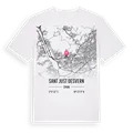 Sant Just Desvern karta t-shirt