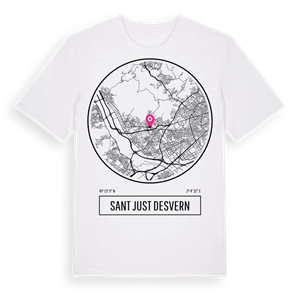 Sant Just Desvern t-shirt – ekologisk bomull t-shirt från Pinshirt