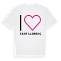 Jag älskar Sant Llorenç t-shirt stort tryck