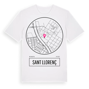 Sant Llorenç t-shirt – ekologisk bomull t-shirt från Pinshirt