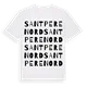 Sant Pere Nord ordlek t-shirt