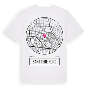 Sant Pere Nord t-shirt – ekologisk bomull t-shirt från Pinshirt