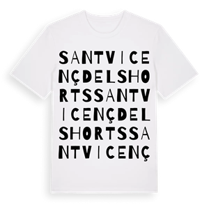 Sant Vicenç dels Horts ordlek t-shirt – ekologisk bomull t-shirt från Pinshirt