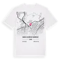 Santa Coloma de Gramenet karta t-shirt