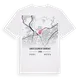Santa Coloma de Gramenet karta t-shirt