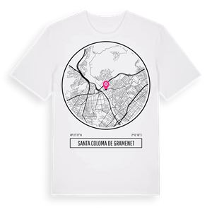 Santa Coloma de Gramenet t-shirt – ekologisk bomull t-shirt från Pinshirt