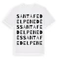Santa Fe del Penedès ordlek t-shirt