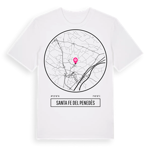 Santa Fe del Penedès t-shirt – ekologisk bomull t-shirt från Pinshirt