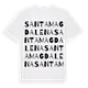 Santa Magdalena ordlek t-shirt