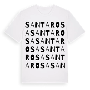 Santa Rosa ordlek t-shirt – ekologisk bomull t-shirt från Pinshirt
