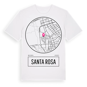 Santa Rosa t-shirt – ekologisk bomull t-shirt från Pinshirt
