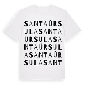 Santa Úrsula ordlek t-shirt – ekologisk bomull t-shirt från Pinshirt