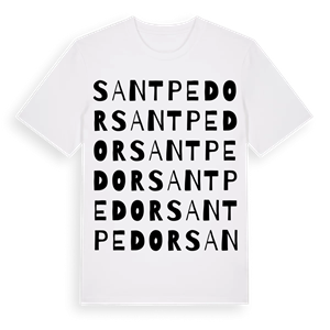 Santpedor ordlek t-shirt – ekologisk bomull t-shirt från Pinshirt