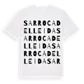 Sarroca de Lleida ordlek t-shirt