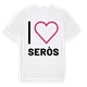Jag älskar Seròs t-shirt stort tryck