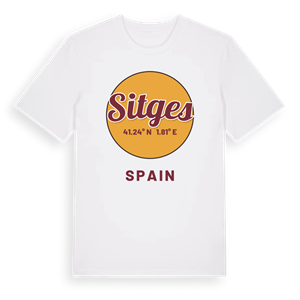 Sitges cirkel t-shirt – ekologisk bomull t-shirt från Pinshirt
