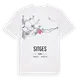 Sitges karta t-shirt