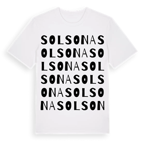 Solsona ordlek t-shirt – ekologisk bomull t-shirt från Pinshirt