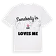 Någon i Sort älskar mig t-shirt