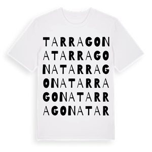 Tarragona ordlek t-shirt – ekologisk bomull t-shirt från Pinshirt
