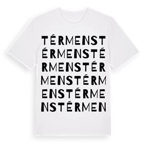 Térmens ordlek t-shirt – ekologisk bomull t-shirt från Pinshirt