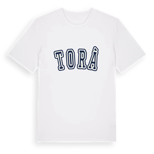 Torà college t-shirt – ekologisk bomull t-shirt från Pinshirt