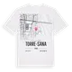 Torre-sana karta t-shirt