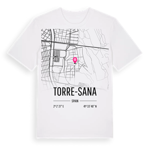 Torre-sana karta t-shirt – ekologisk bomull t-shirt från Pinshirt