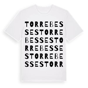 Torrebesses ordlek t-shirt – ekologisk bomull t-shirt från Pinshirt
