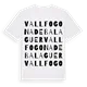 Vallfogona de Balaguer ordlek t-shirt