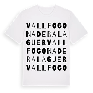 Vallfogona de Balaguer ordlek t-shirt – ekologisk bomull t-shirt från Pinshirt